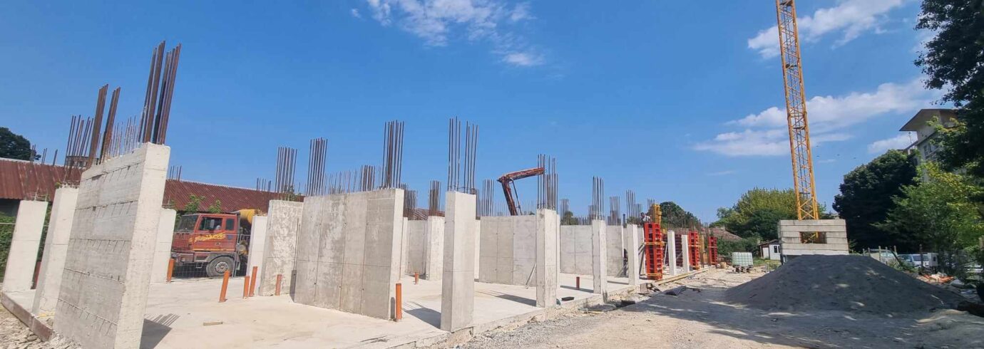 Напредък на строителния процес на сграда „Солей“ гр. Шумен - Globstroy